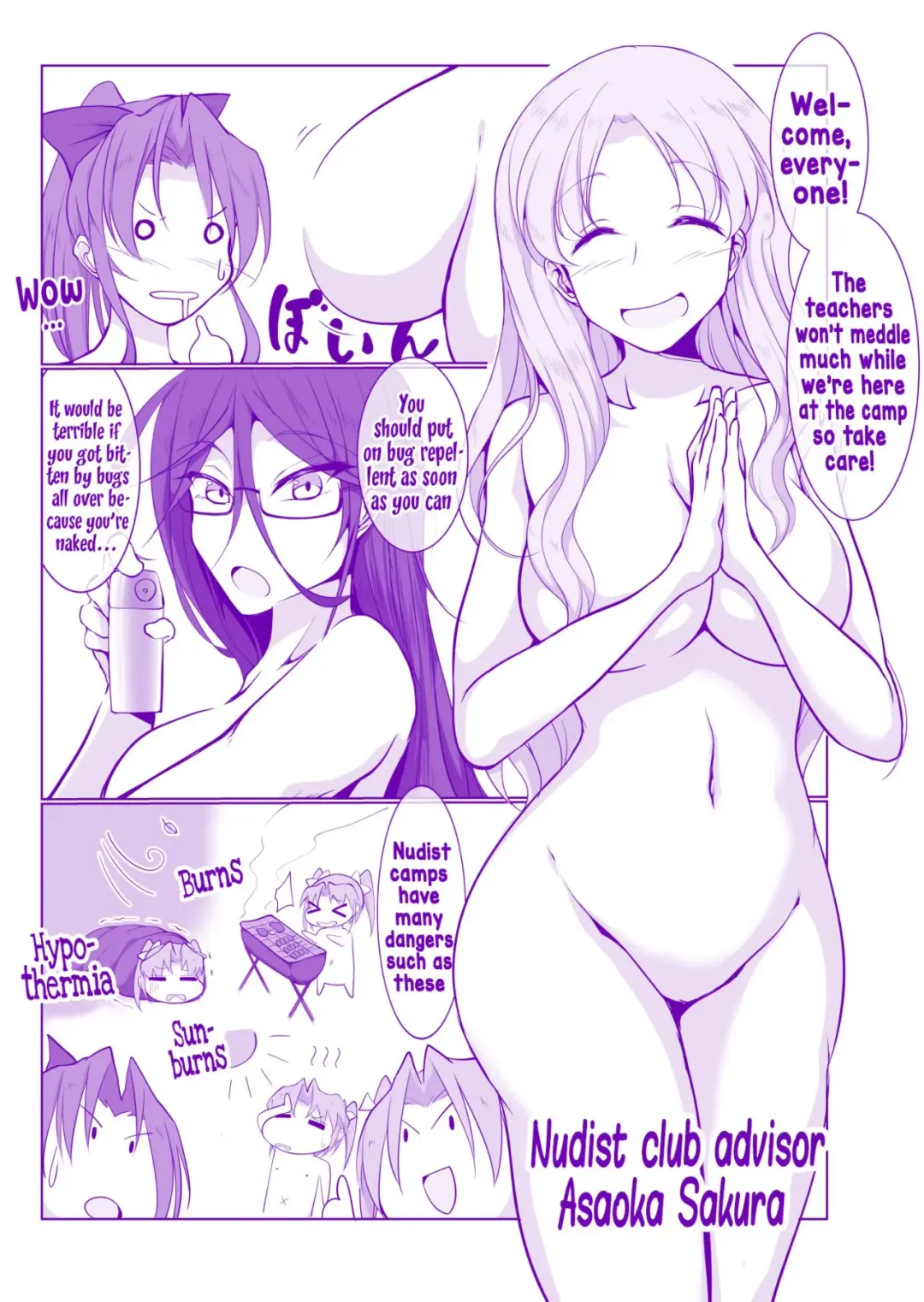 [Takenoko Maru] Zenrabu ni Youkoso! | Welcome to the Nudist Club! Fhentai - Page 18