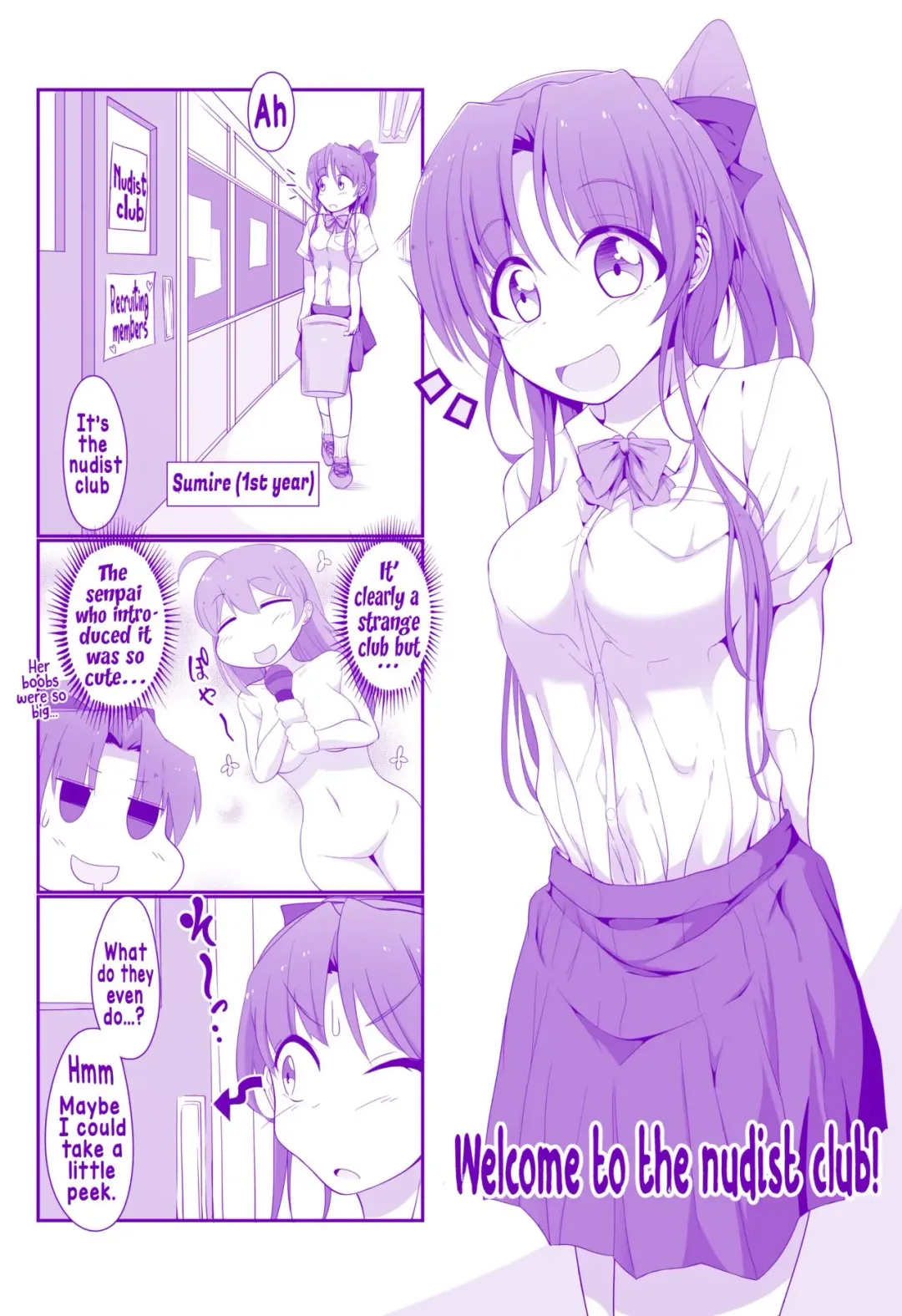 [Takenoko Maru] Zenrabu ni Youkoso! | Welcome to the Nudist Club! Fhentai - Page 2