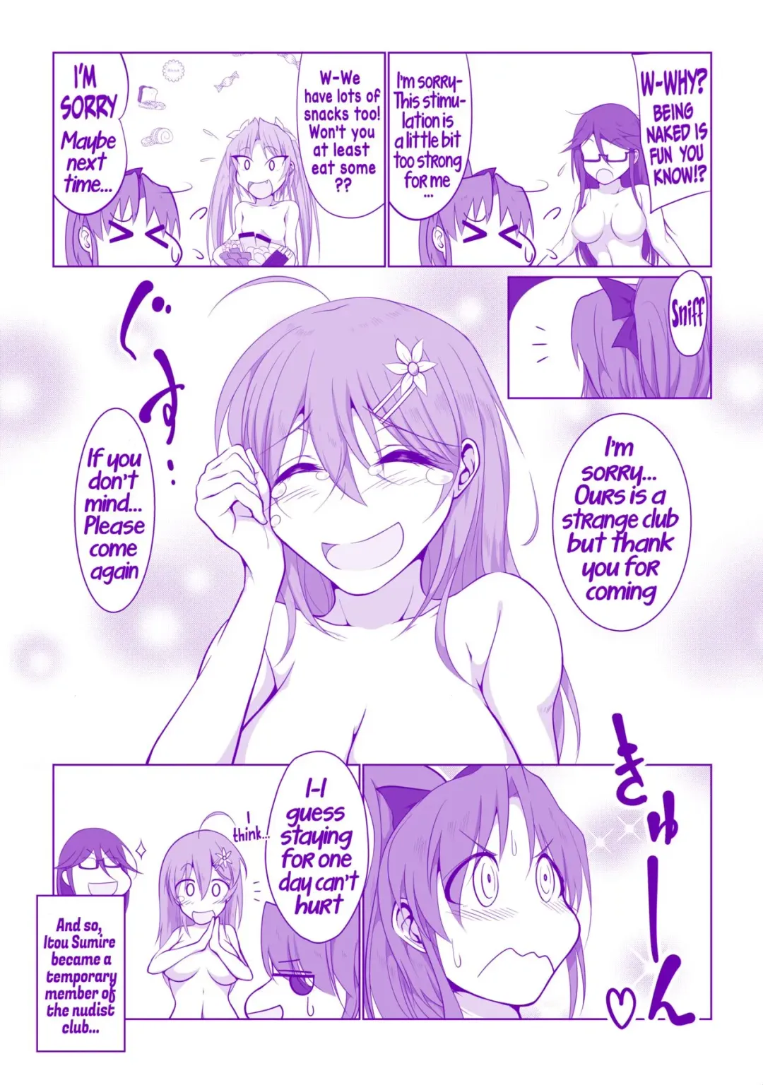 [Takenoko Maru] Zenrabu ni Youkoso! | Welcome to the Nudist Club! Fhentai - Page 9