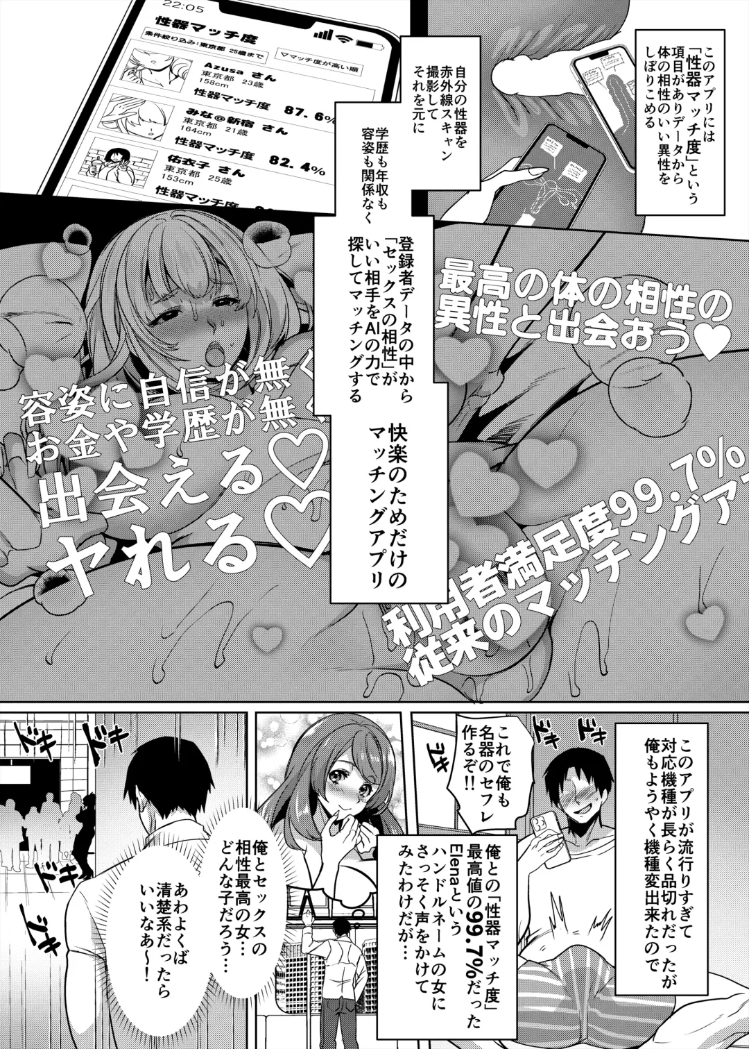 [Kouji] Seiki Matching Appli de Deatta Karada no Aishou dake wa Saikou no Onna Fhentai - Page 3