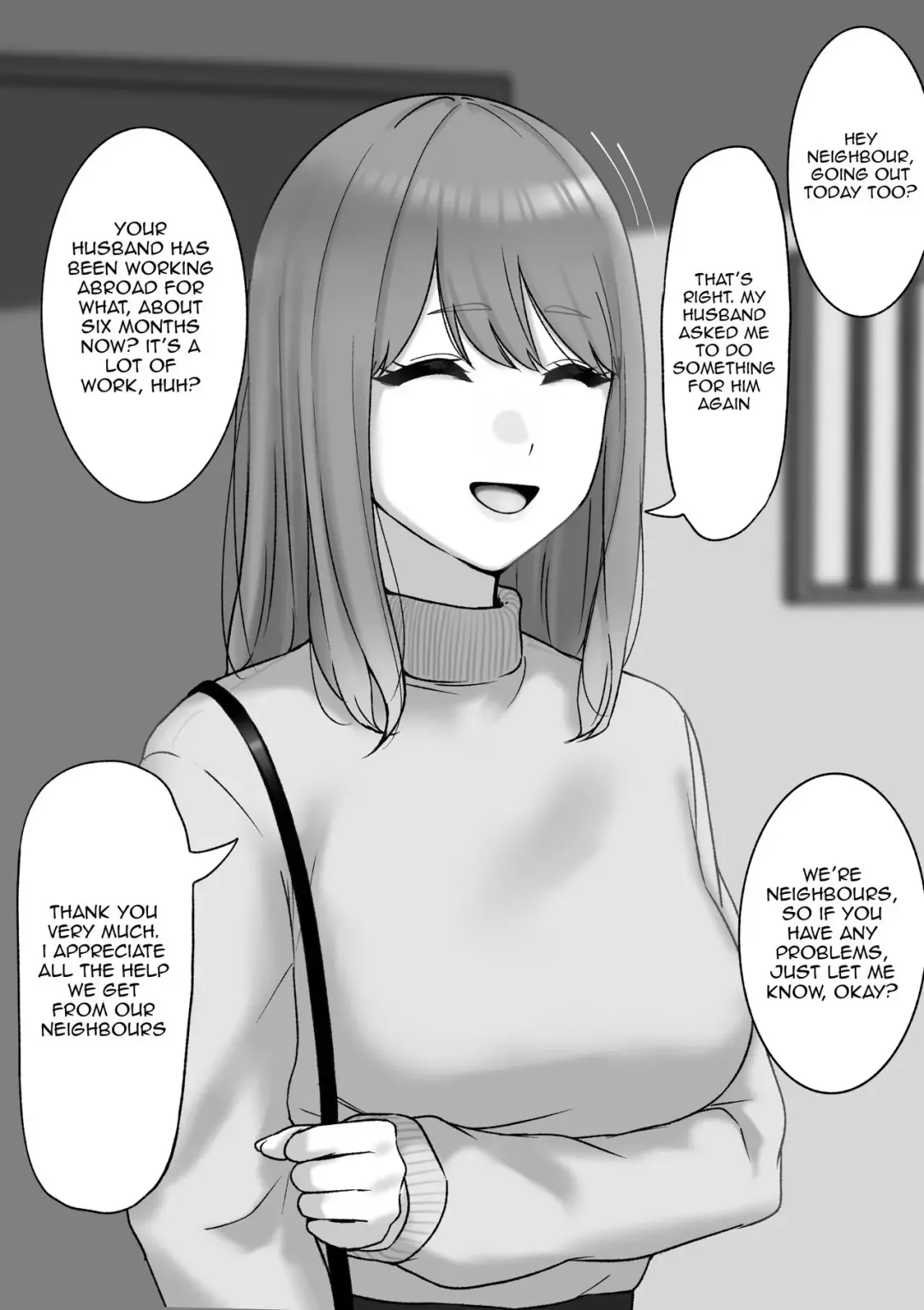 [Tantanmen] Otto ga Kaigai Shucchouchuu no Hitozuma | A Wife Whose Husband is on a Business Trip Abroad Fhentai.net - Page 1