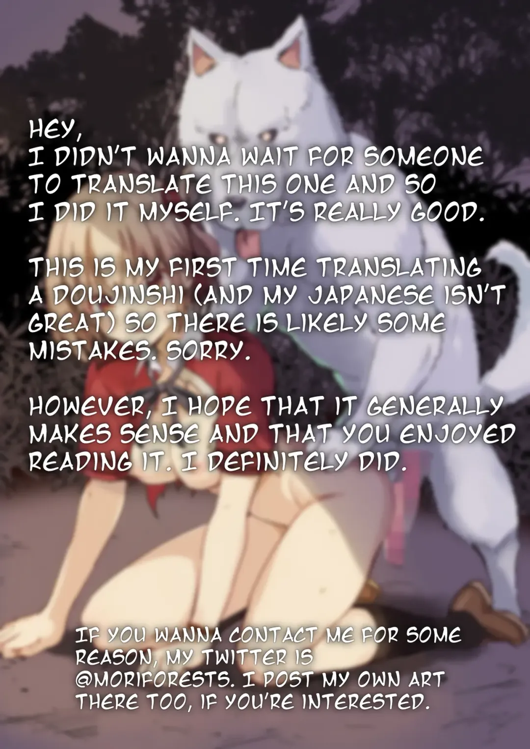 [Silver Dog] Inu ni Makechimatta | Defeated by a Dog Fhentai - Page 22