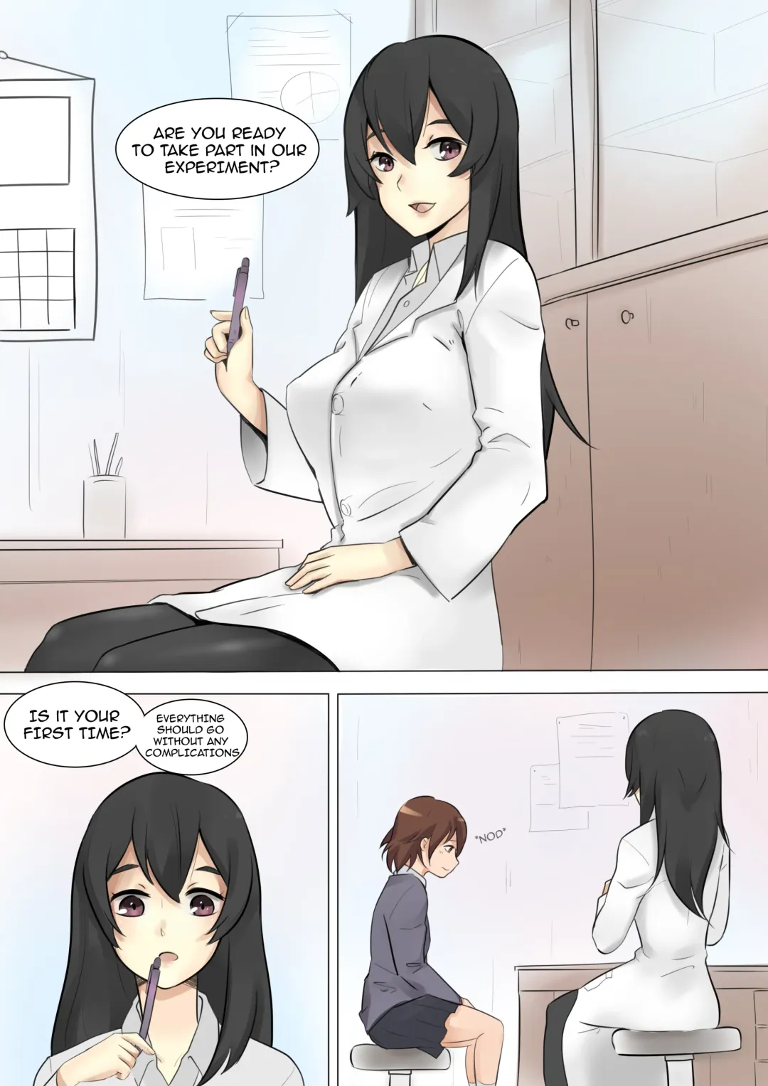 Yasuna visits Marushamo | Ясуна в гостях у Марушамо Fhentai - Page 3