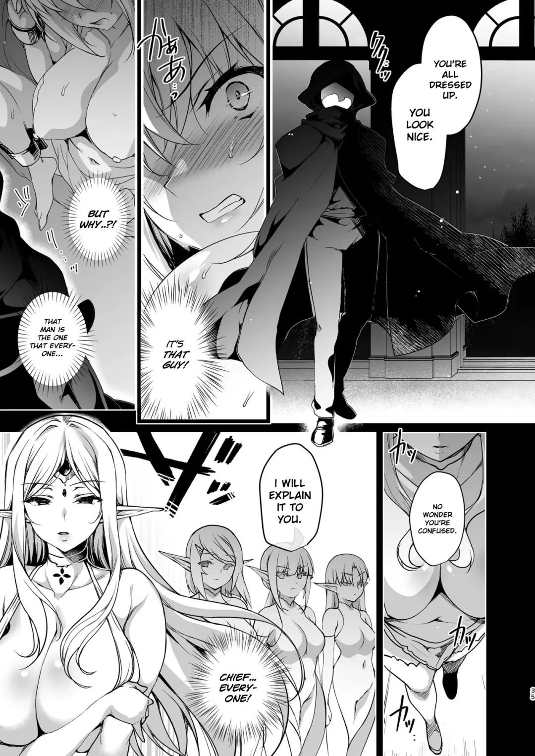 [Ninoko] Elf ni Inmon o Tsukeru Hon LEVEL:3 Fhentai - Page 36