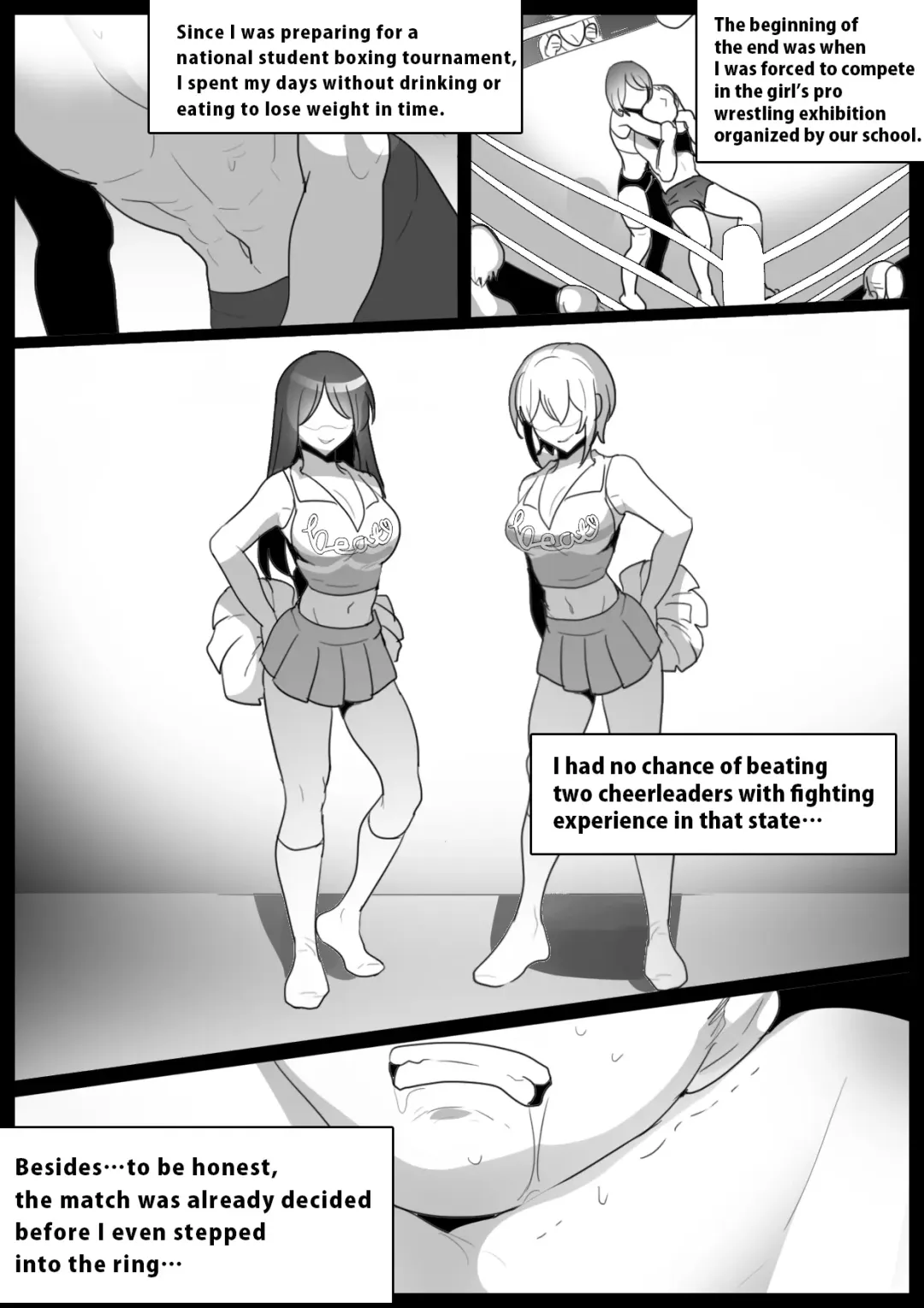 [Toppogi] Cheerleader Joshi ni Mazo Ochi Saserarete, Senzoku Sandbag to Shite Umarekawatta Hanashi | Cheerleaders Corrupt Me Into Their Masochistic Sandbag Fhentai - Page 2