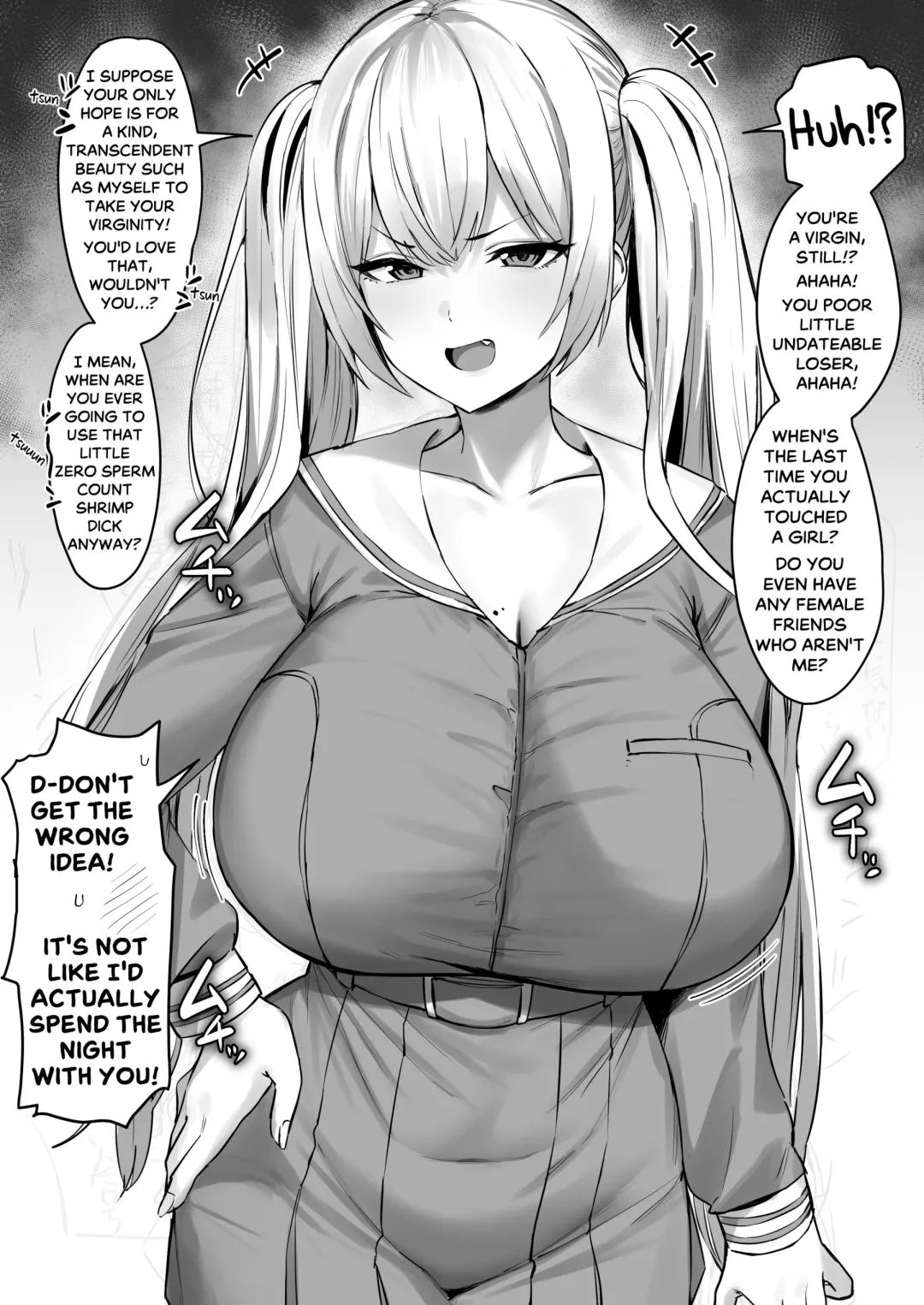 Read [Hotate-chan] Katte ni Doutei to Kanchigai shite kuru Kotekote no Tsundere Kinpatsu Twintail | Tsuper Tsundere Twintail Blonde Mistakes You as a Virgin - Fhentai.net