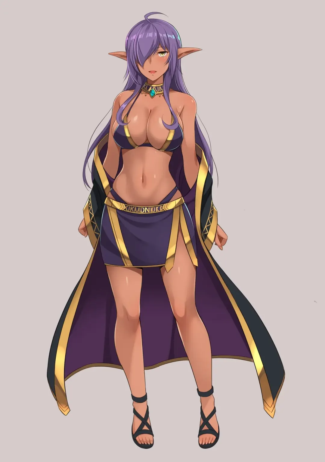 [Honda Naoki] Jitaku Keibiin na Ore no Netoge Yome wa Kyonyuu de Elf Denshiban Tokuten Tsuki Fhentai - Page 100