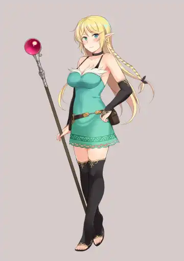 [Honda Naoki] Jitaku Keibiin na Ore no Netoge Yome wa Kyonyuu de Elf Denshiban Tokuten Tsuki Fhentai - Page 97