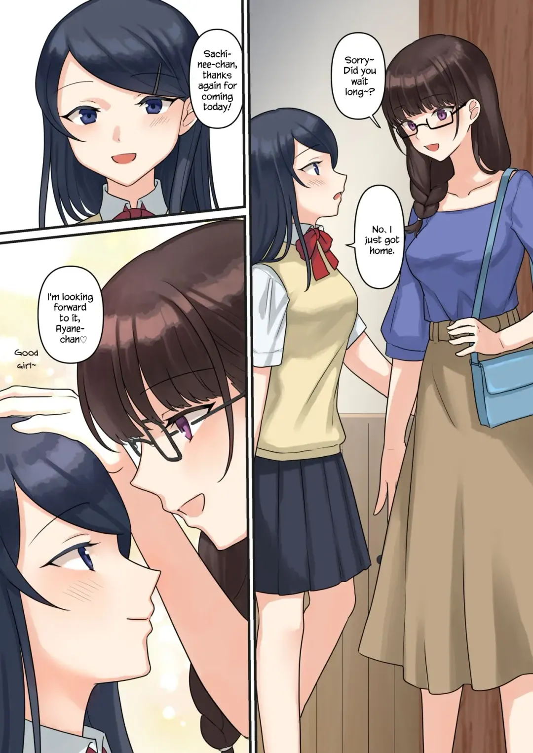 [Fukuroumori] 1RT de Nakawarui Nonke Joshi-tachi ga 1-byou Kiss suru Series (4) - Ayane no Kako. Fhentai - Page 4