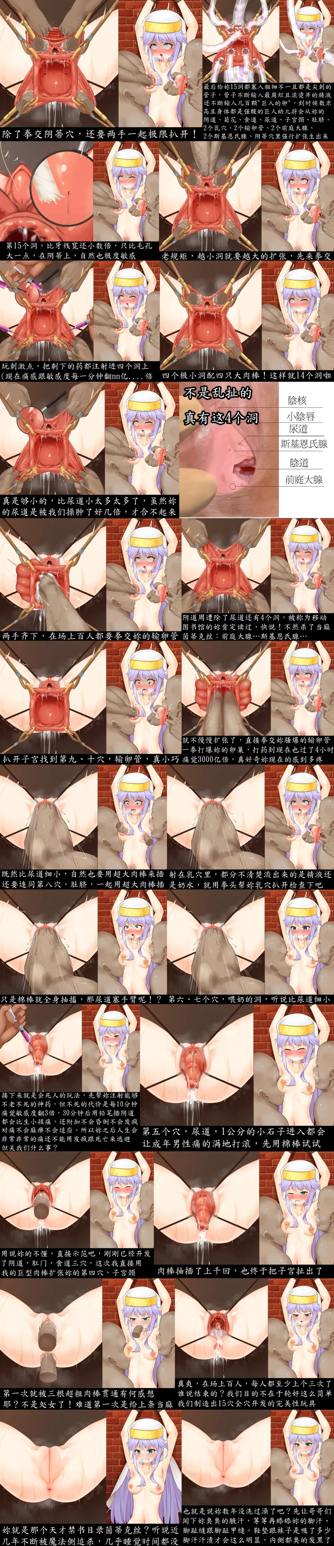 【重口6万字文章，大量配图】残忍轮奸最萌萝莉茵蒂克丝，全穴极限扩张，最后happy end，放心食用 Fhentai - Page 4