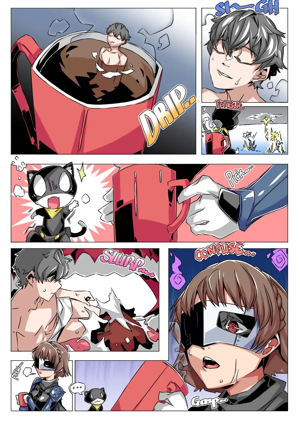 [Luckyb] P5 Taking Break Fhentai.net - Page 1