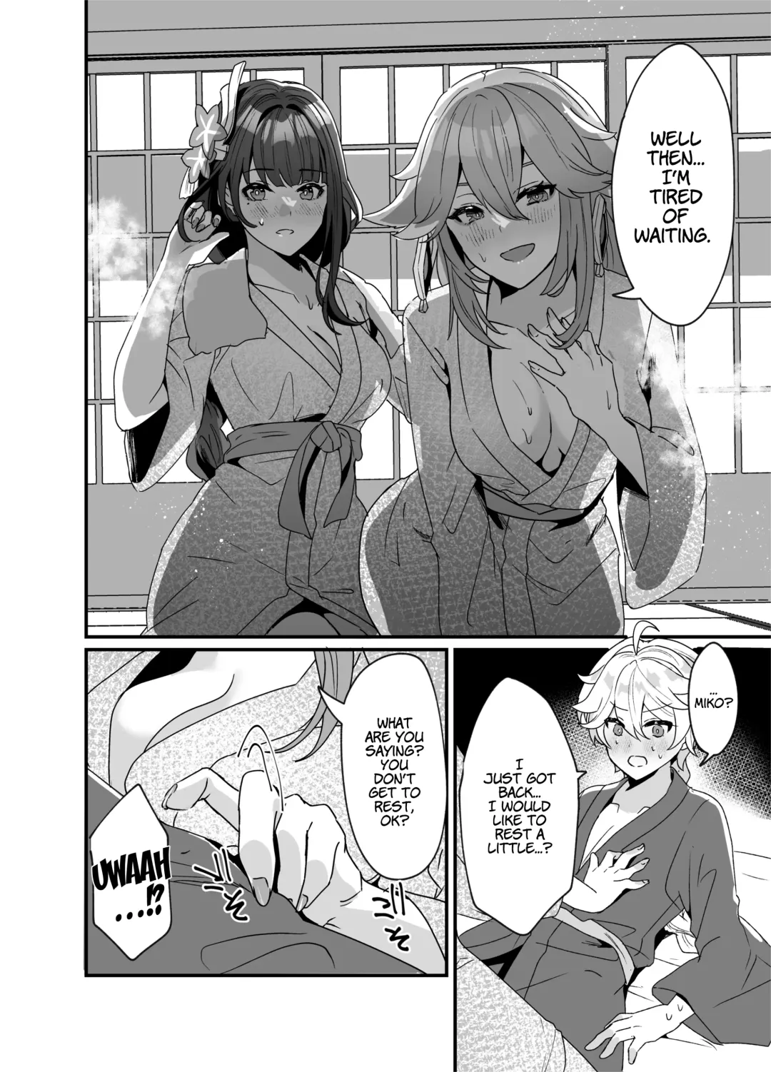 [Maruco] Inazuma Shippori Onsen Kyuuka | A Steamy Hot Spring Vacation in Inazuma Fhentai - Page 17