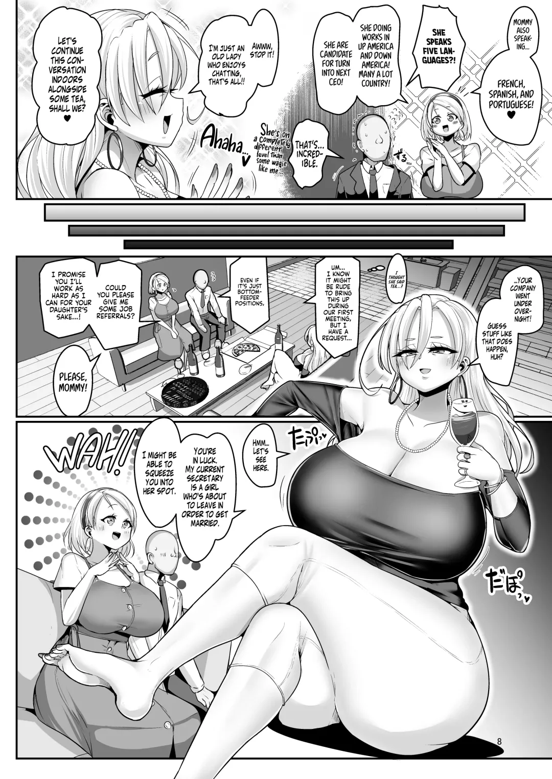 [Bukatsu] H Daisuki Kinpatsu Hakujin Bakunyuu Ryuugakusei ga Tonari no Heya ni Hikkoshite Kita!! 2 ~Mama mo Ore no SeFri ni Natta!!~ Fhentai.net - Page 9