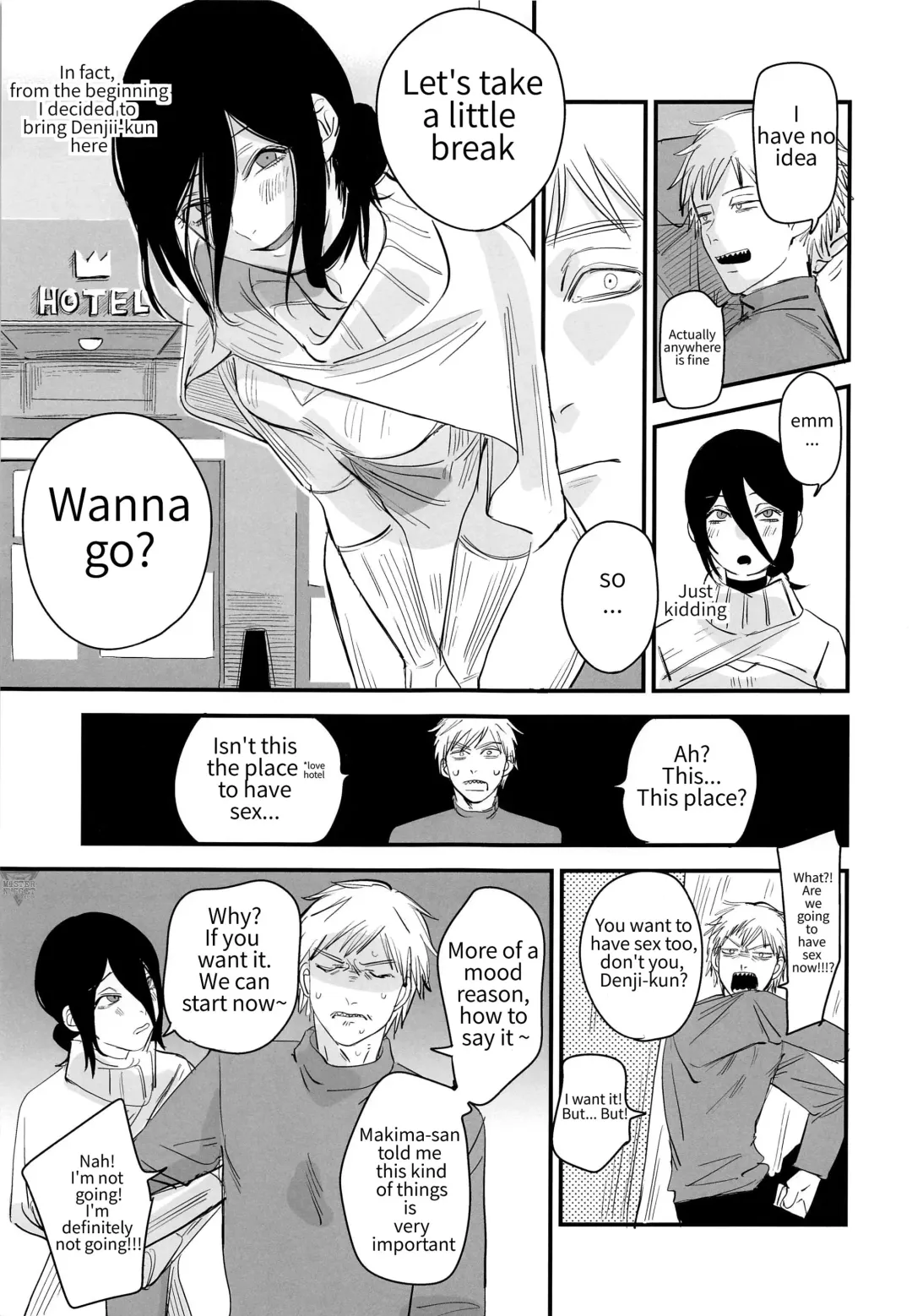 [Onikuya] Denji-kun, Chotto Kyuukei Shimasen ka? | Denji kun, Do You Want To Take A Break? Fhentai - Page 4