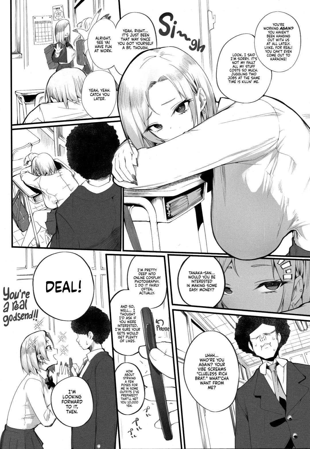 [Armadillo Daiji] Kane sae Haraeba, Cosplay demo Hamete mo Kureru Gal o Te ni Iremashita | Found Myself a Gyaru That's Down to Cosplay and Even Fuck For Money Fhentai - Page 6