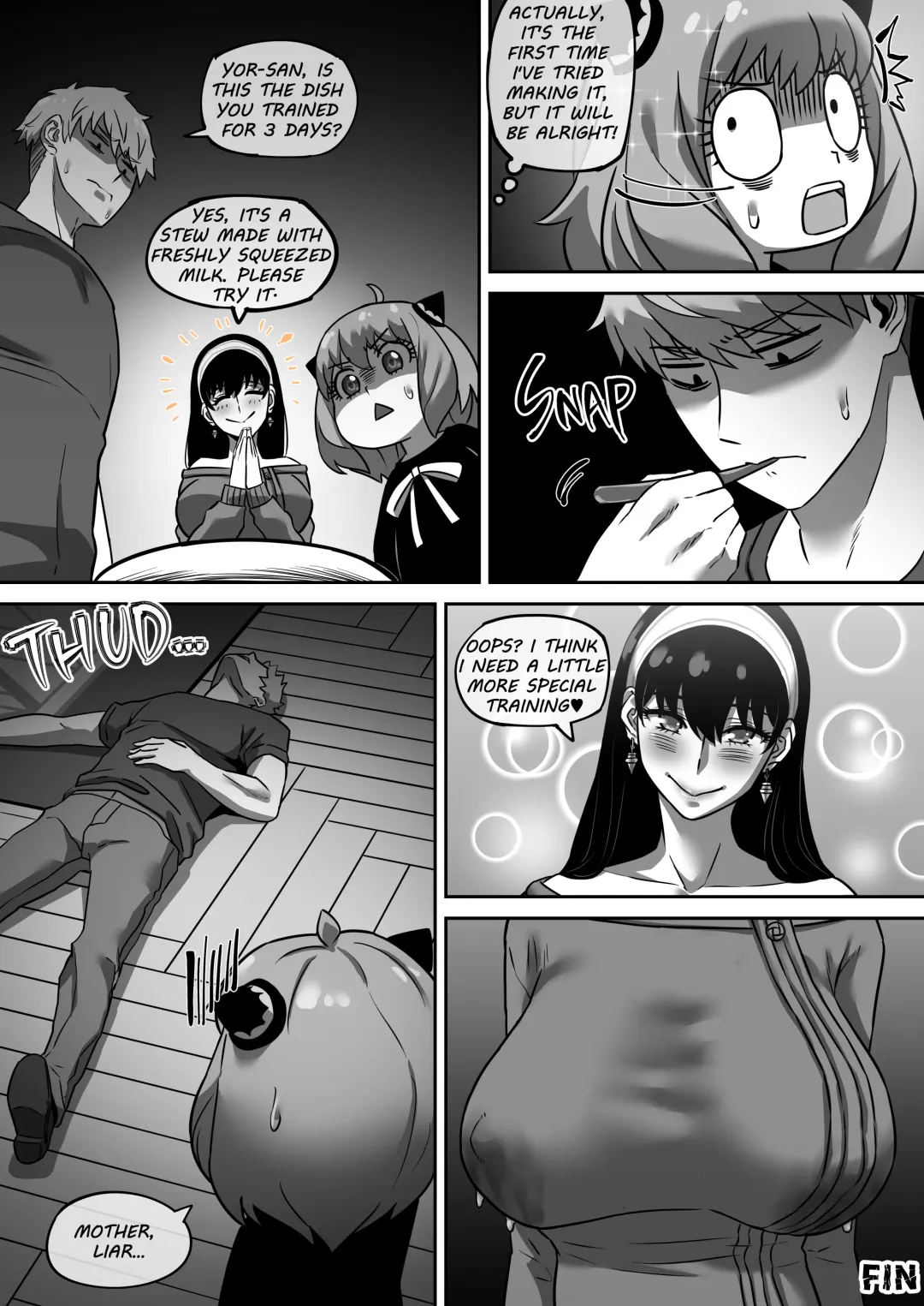 [Akaimelon] Klein Ryou Kyouyou Nikubenki Nyuugyuu Babaa Yor Forger 2 Fhentai - Page 39