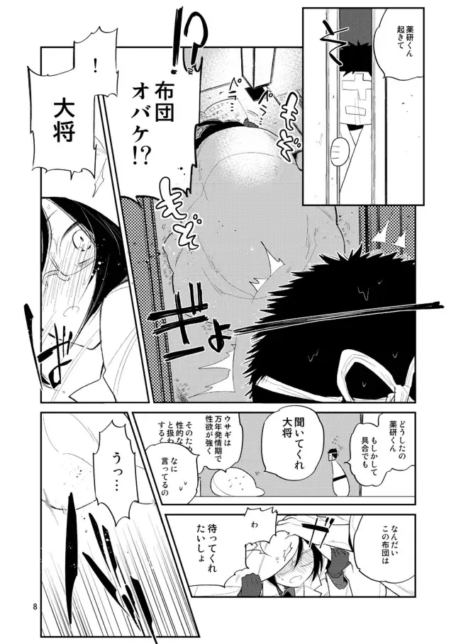 [Sanjuu] Usagi wa Mannen Hatsujoukitte Hontoukana Yagen-kun Fhentai - Page 7