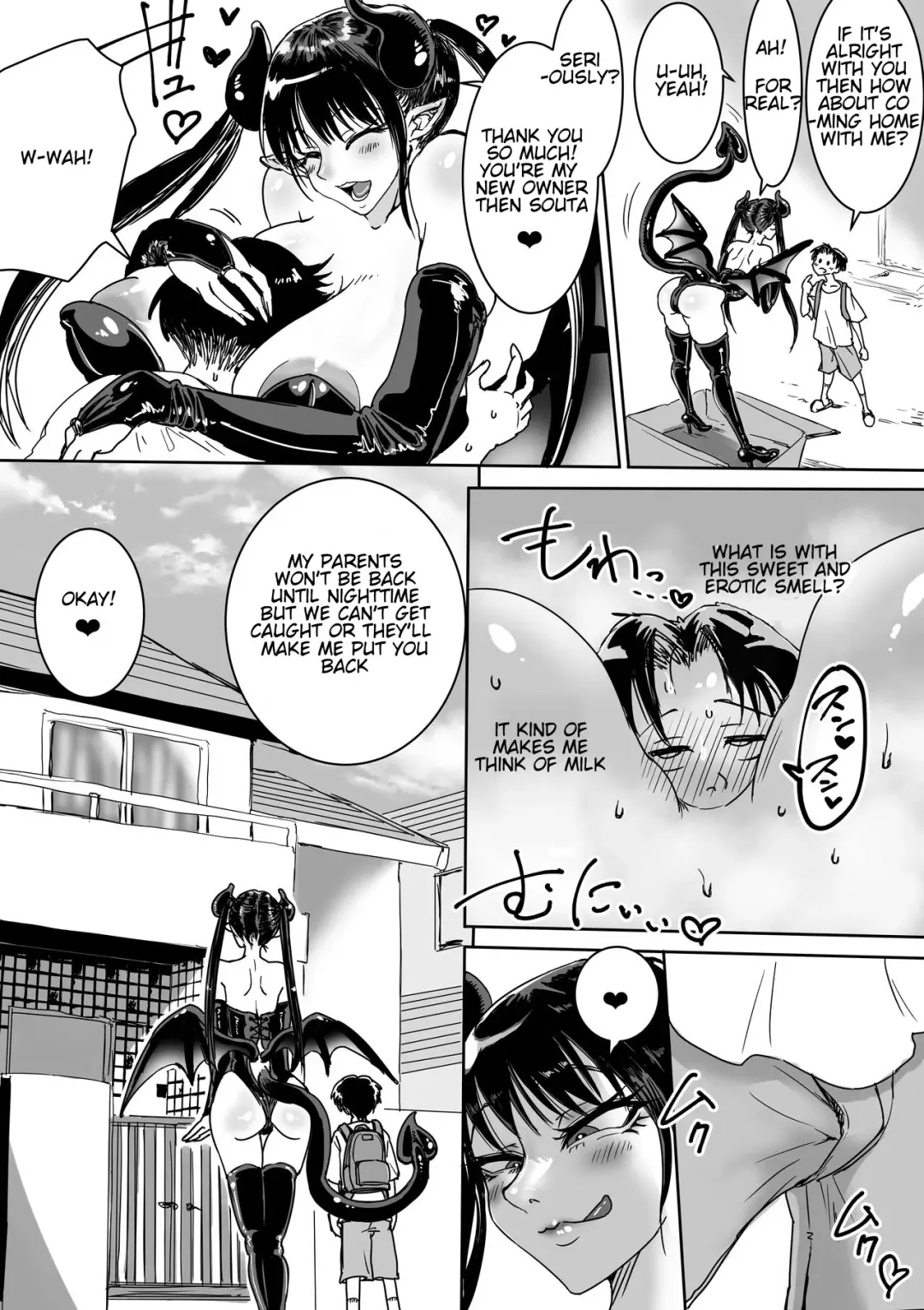 [Amane-san] Succubus Hiroimashita. Junyuu Ecchi de Mugen Shasei Fhentai - Page 4