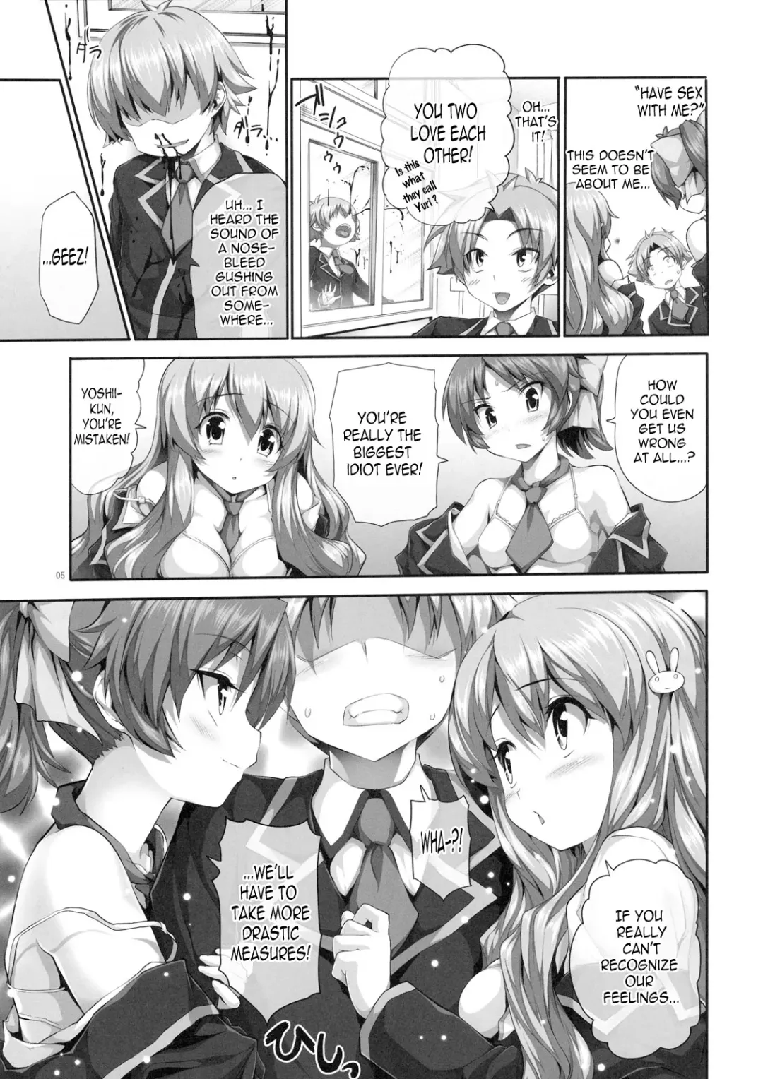 [Tosh] Chichi to Bust to Oppaichuu | Titties, Busts and Racks Fhentai - Page 4