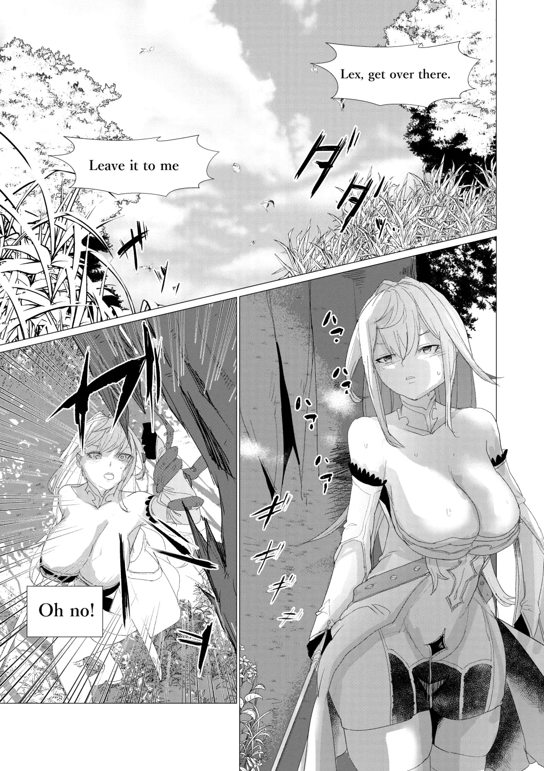 [Ryuukan] Majuu no Mori ni Nomikomareta Mura no Musume wa Shoufu Boukensha to Shite Inran ni Sugosu Fhentai - Page 36