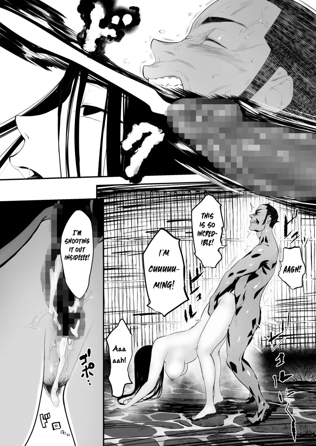 [Pink Taro] Hairyokan de no Ero Kyoufu Taiken | A Terrifying Erotic Experience at an Abandoned Inn Fhentai - Page 27