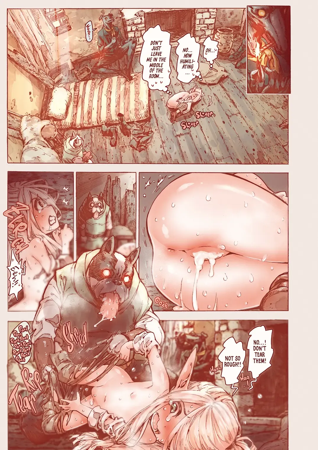 [Kyaradain] The Little Elf and the Savage Beastmen (decensored) Fhentai - Page 18