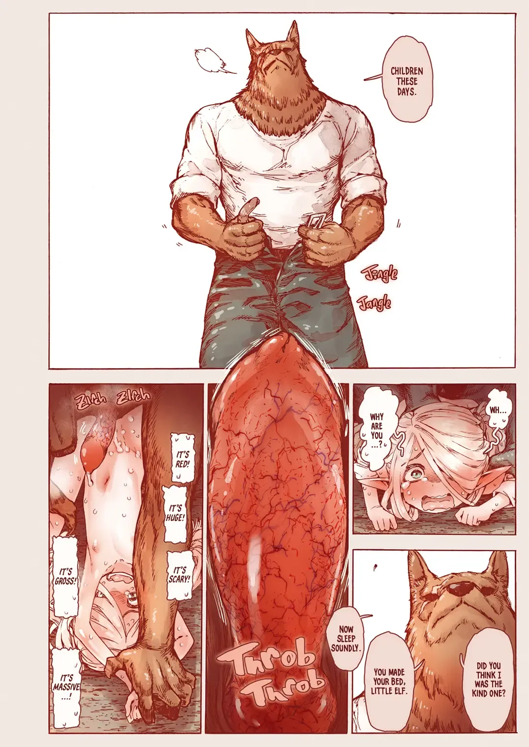 [Kyaradain] The Little Elf and the Savage Beastmen (decensored) Fhentai - Page 21