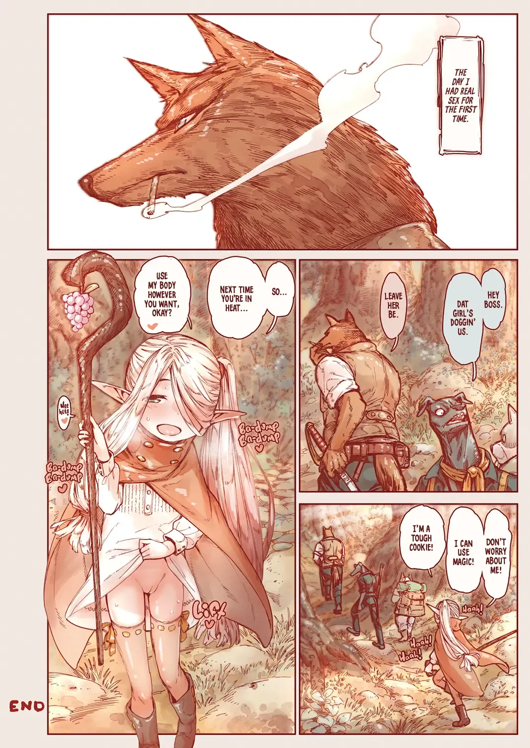 [Kyaradain] The Little Elf and the Savage Beastmen (decensored) Fhentai - Page 39