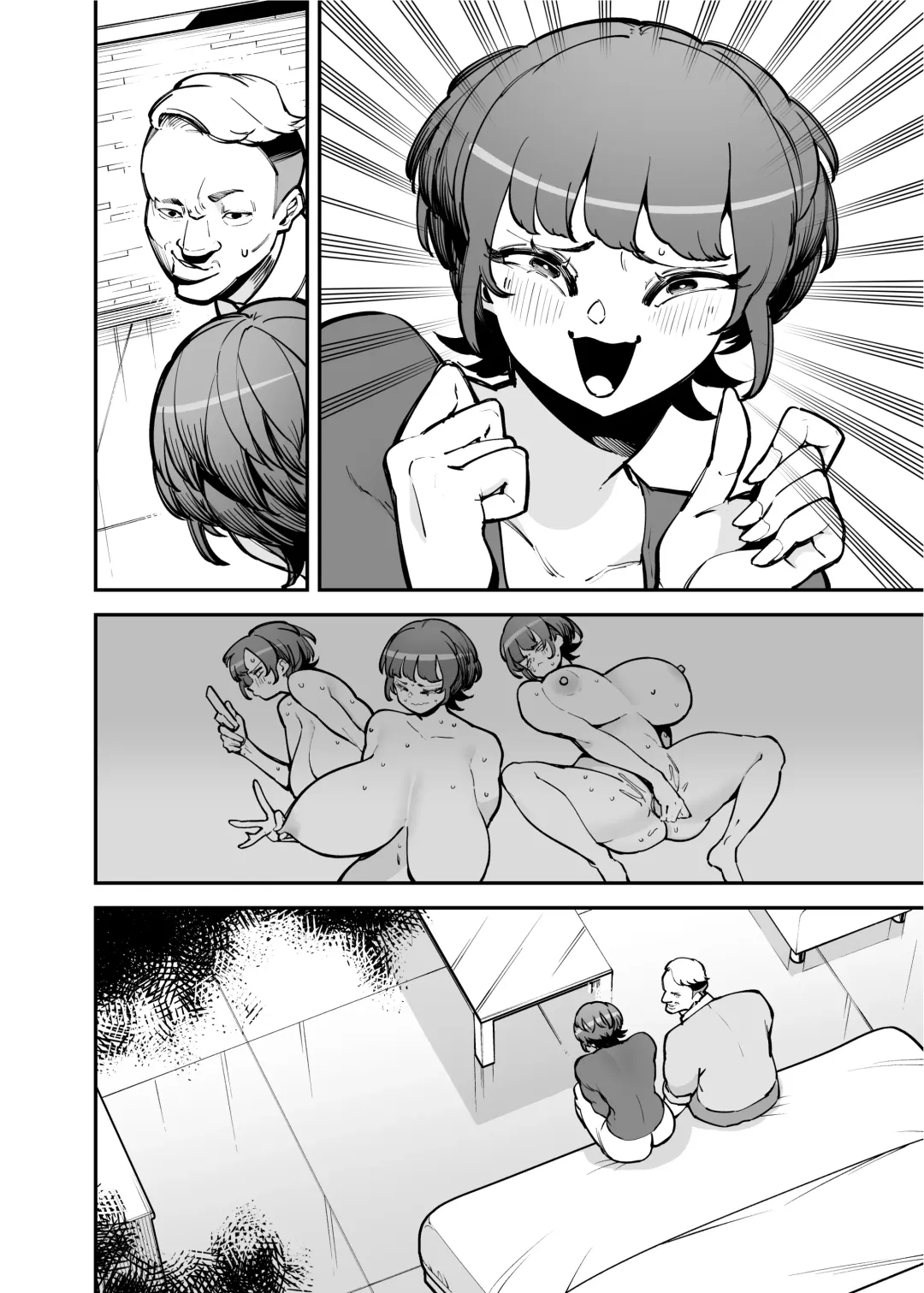 [Takashima] Dekkai Chinchin ni Makeru Onitsuyo Seiyoku Oba-san Fhentai - Page 57