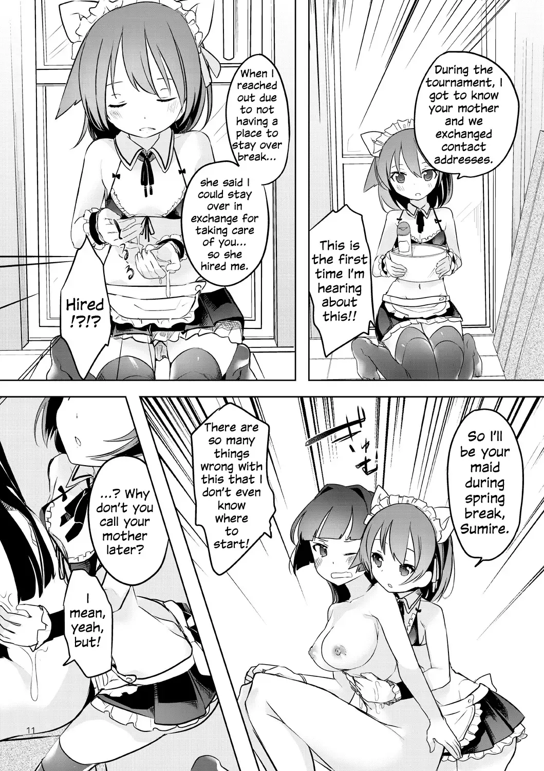 [Wakadori Nikomi] Teru to Kyuujitsu | Teru and Her Break Fhentai - Page 11