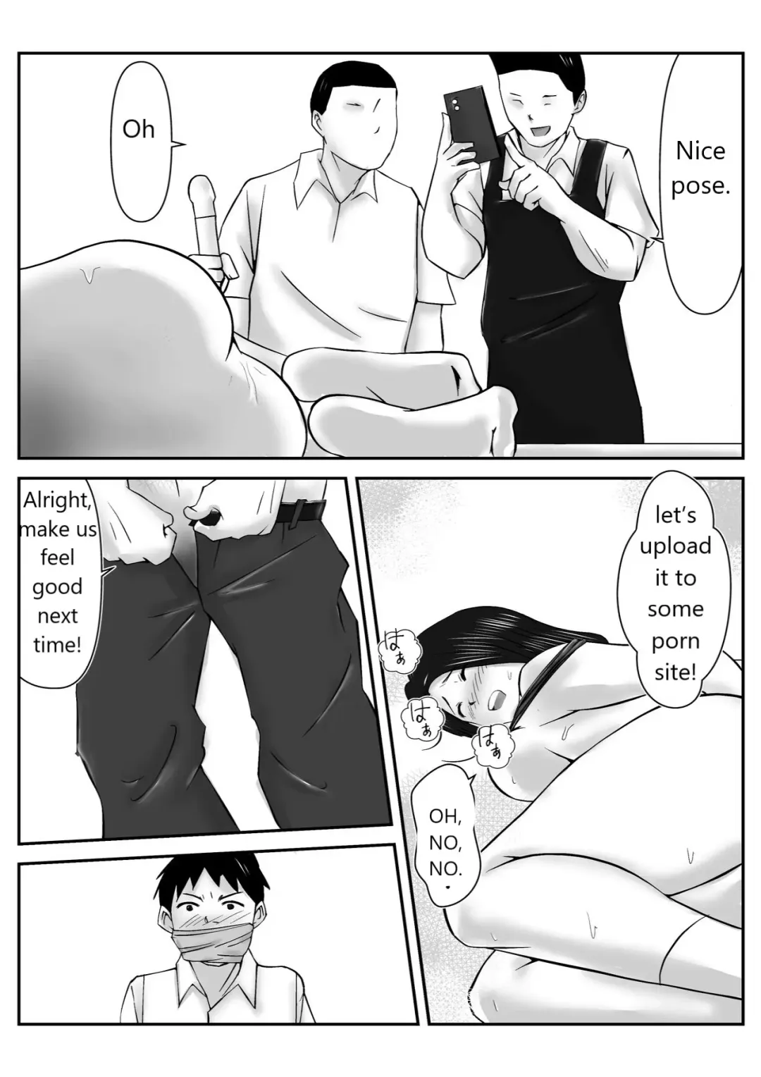 Boku no Me no Mae de Kaa-san ga Conveni Tenchou ya Daigakusei-tachi ni Rinkansareta no wa, Mambiki wo Shita Boku no Sei da...! Fhentai - Page 37
