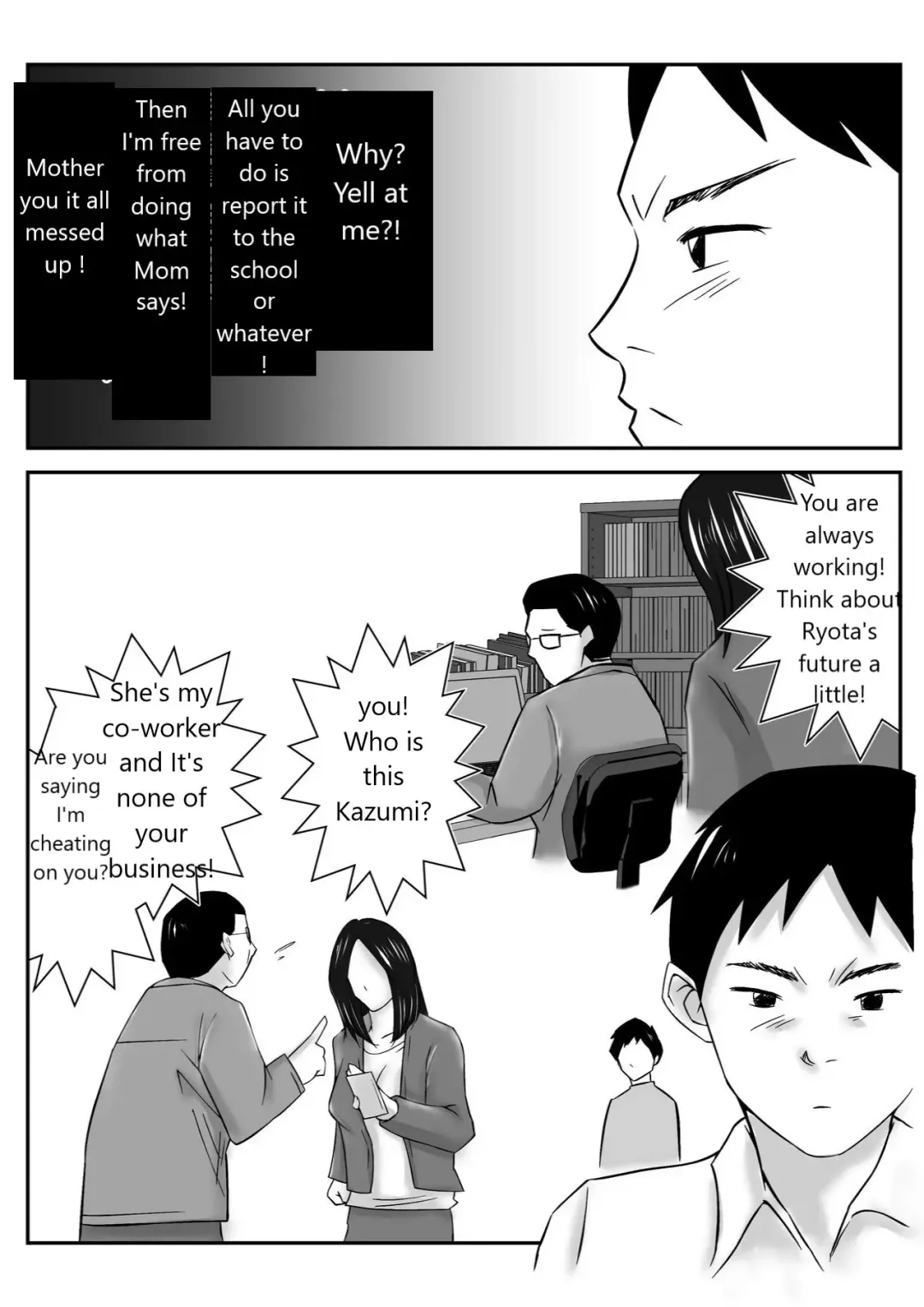Boku no Me no Mae de Kaa-san ga Conveni Tenchou ya Daigakusei-tachi ni Rinkansareta no wa, Mambiki wo Shita Boku no Sei da...! Fhentai - Page 9