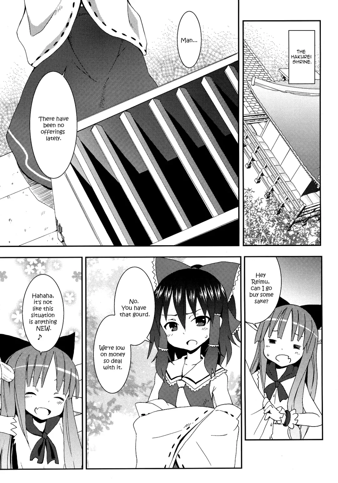 [Kishiri Toworu] Hakurei Jinja no Reimu-san | Reimu of the Hakurei Shrine Fhentai - Page 5