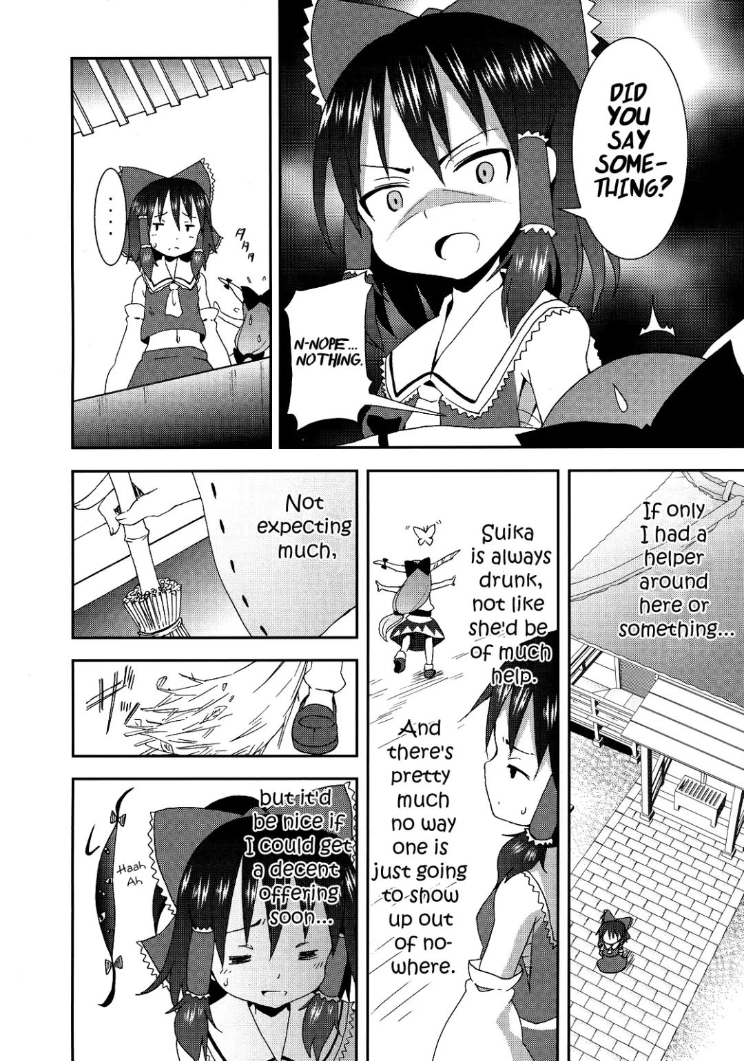 [Kishiri Toworu] Hakurei Jinja no Reimu-san | Reimu of the Hakurei Shrine Fhentai - Page 6