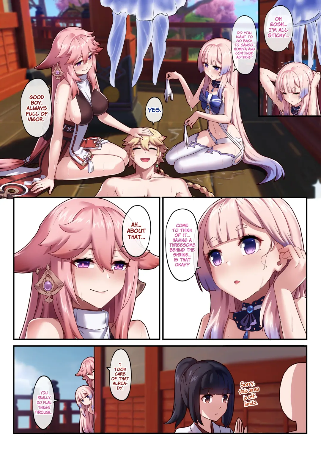 [Longbow Flintlock] Kokomi and Miko ~ Love is war Fhentai - Page 25