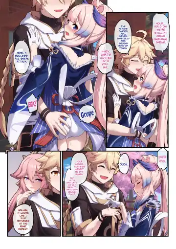 [Longbow Flintlock] Kokomi and Miko ~ Love is war Fhentai - Page 4