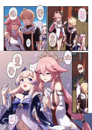[Longbow Flintlock] Kokomi and Miko ~ Love is war Fhentai - Page 5