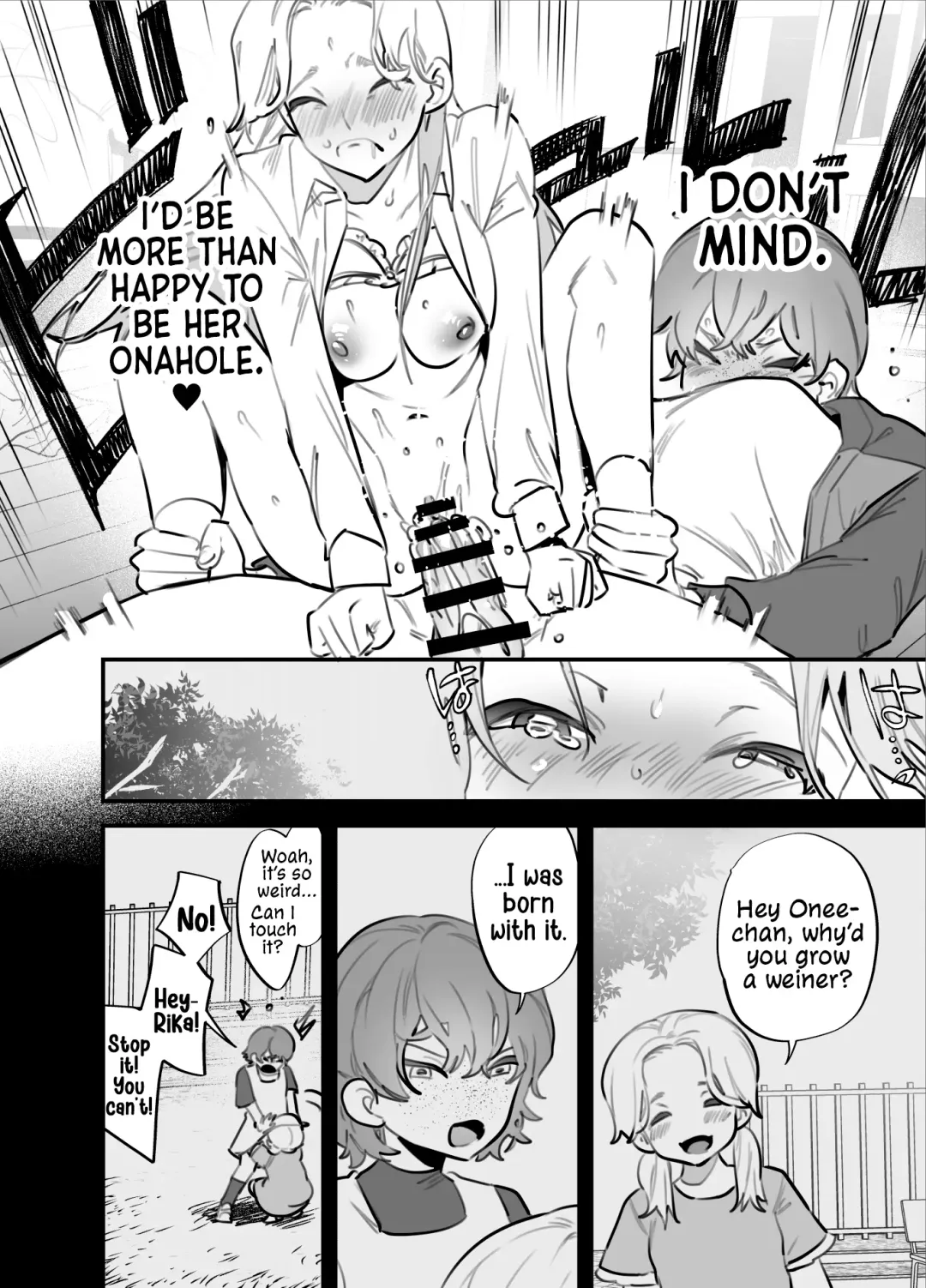 [Chimeda] Hitorijime - Futanari Ane x Imouto | All Mine - Futa Older Sister x Little Sister Fhentai - Page 13
