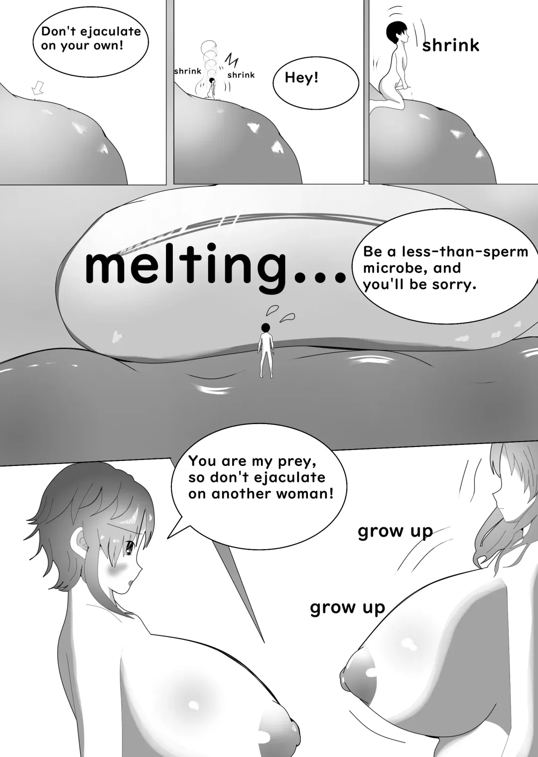 A woman Who Gets Bigger And A Man Who Gets Smaller Fhentai - Page 11