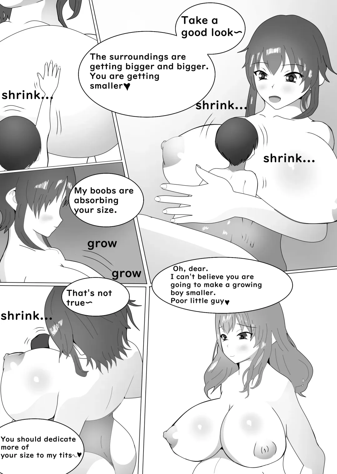 A woman Who Gets Bigger And A Man Who Gets Smaller Fhentai - Page 5
