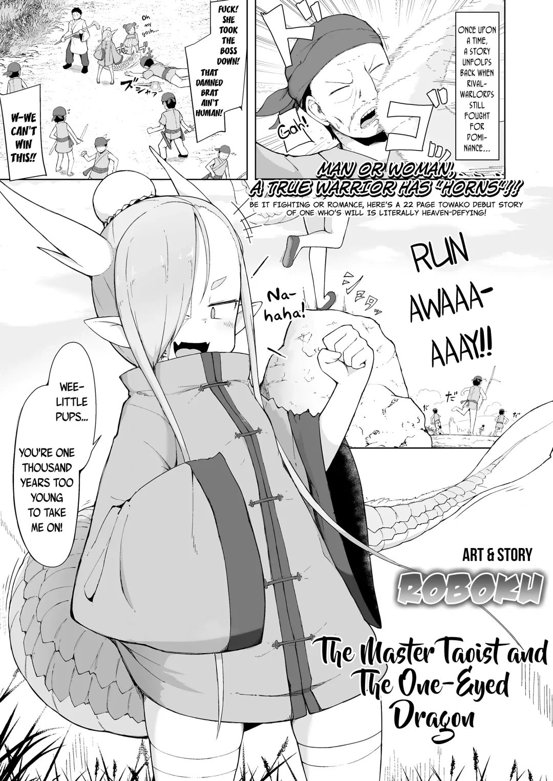 [Roboku] Doushi Roushi to Sekigan Ryuu | The Master Taoist and The One-Eyed Dragon Fhentai - Page 1