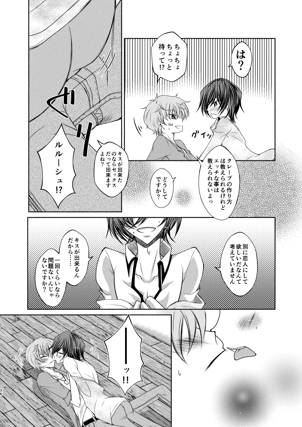 Crêpe-ya Kururugi Suzaku no Yuutsu to Koufuku Ron ① Fhentai.net - Page 35