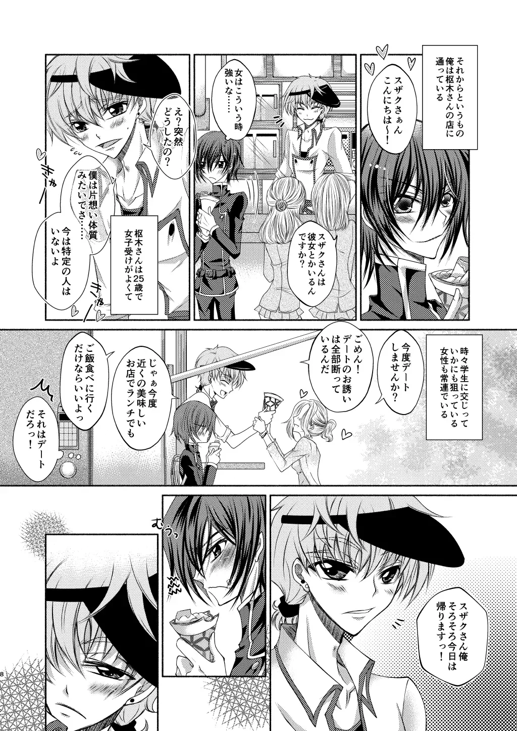 Crêpe-ya Kururugi Suzaku no Yuutsu to Koufuku Ron ① Fhentai.net - Page 7