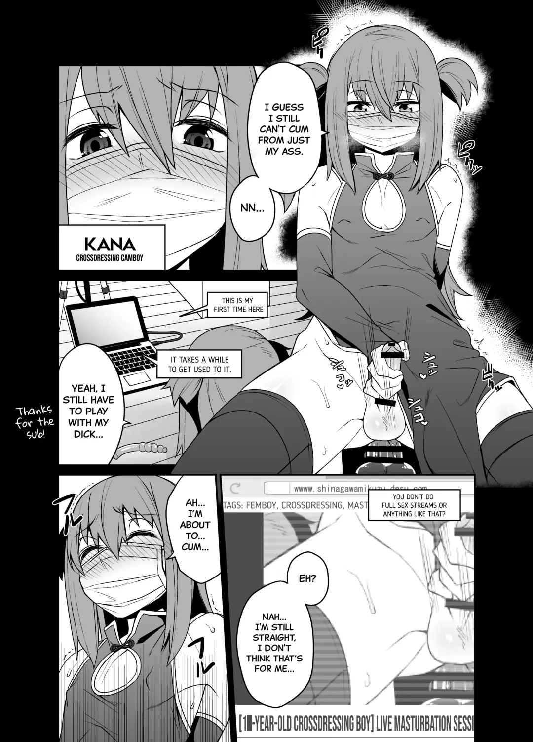 [Shinagawa Mikuzu] Kimecas ~Josou Daigakusei Rifujin Kimeseku Rape Haishin~ | Drugcast ~Live Rape of a Cross-dressing College Student on Drugs~ Fhentai - Page 4