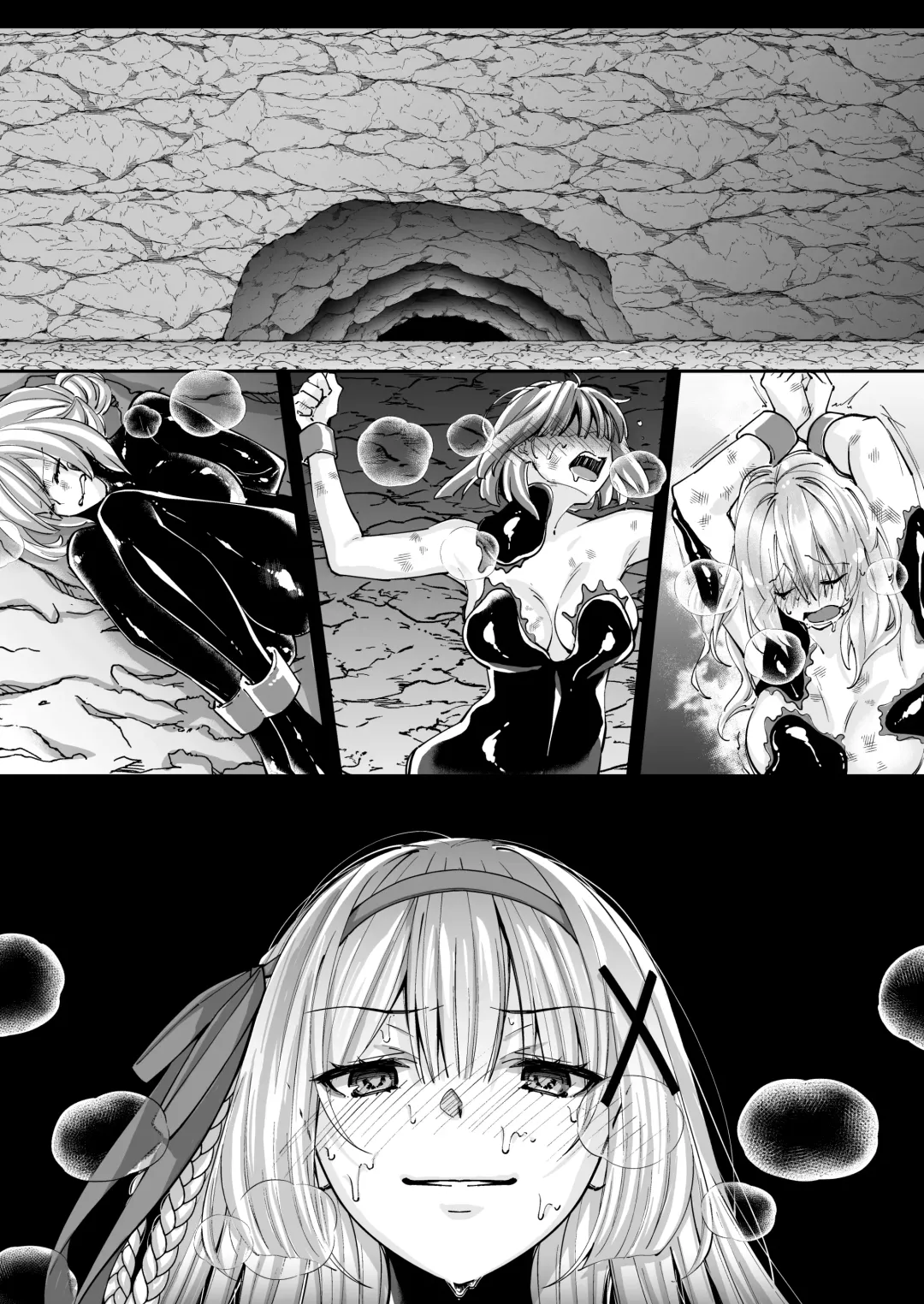 [Arane - Chocomint] Parasite Rubber -Kuro Rubber Shokushufuku ni Kisei sareta Himekishi Monogatari- Fhentai.net - Page 59