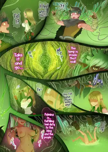 Fel to Mana no Mori -Taieki de Tairyoku Kaifuku sasetekureru Bakunyuu Healer Elf- | Fel and the Forest of Mana -The big titty elf healer recovers my stamina with her bodily fluids- Fhentai.net - Page 45