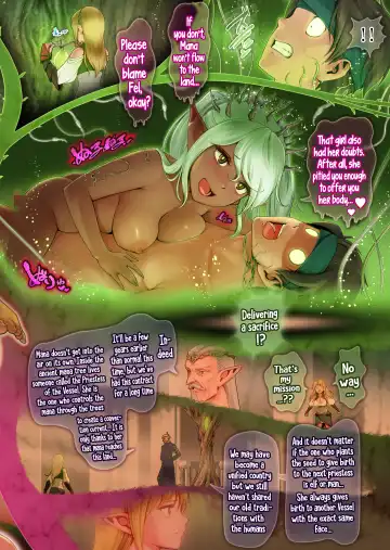 Fel to Mana no Mori -Taieki de Tairyoku Kaifuku sasetekureru Bakunyuu Healer Elf- | Fel and the Forest of Mana -The big titty elf healer recovers my stamina with her bodily fluids- Fhentai.net - Page 47