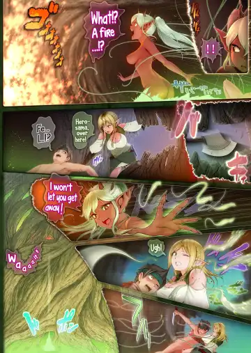 Fel to Mana no Mori -Taieki de Tairyoku Kaifuku sasetekureru Bakunyuu Healer Elf- | Fel and the Forest of Mana -The big titty elf healer recovers my stamina with her bodily fluids- Fhentai.net - Page 51