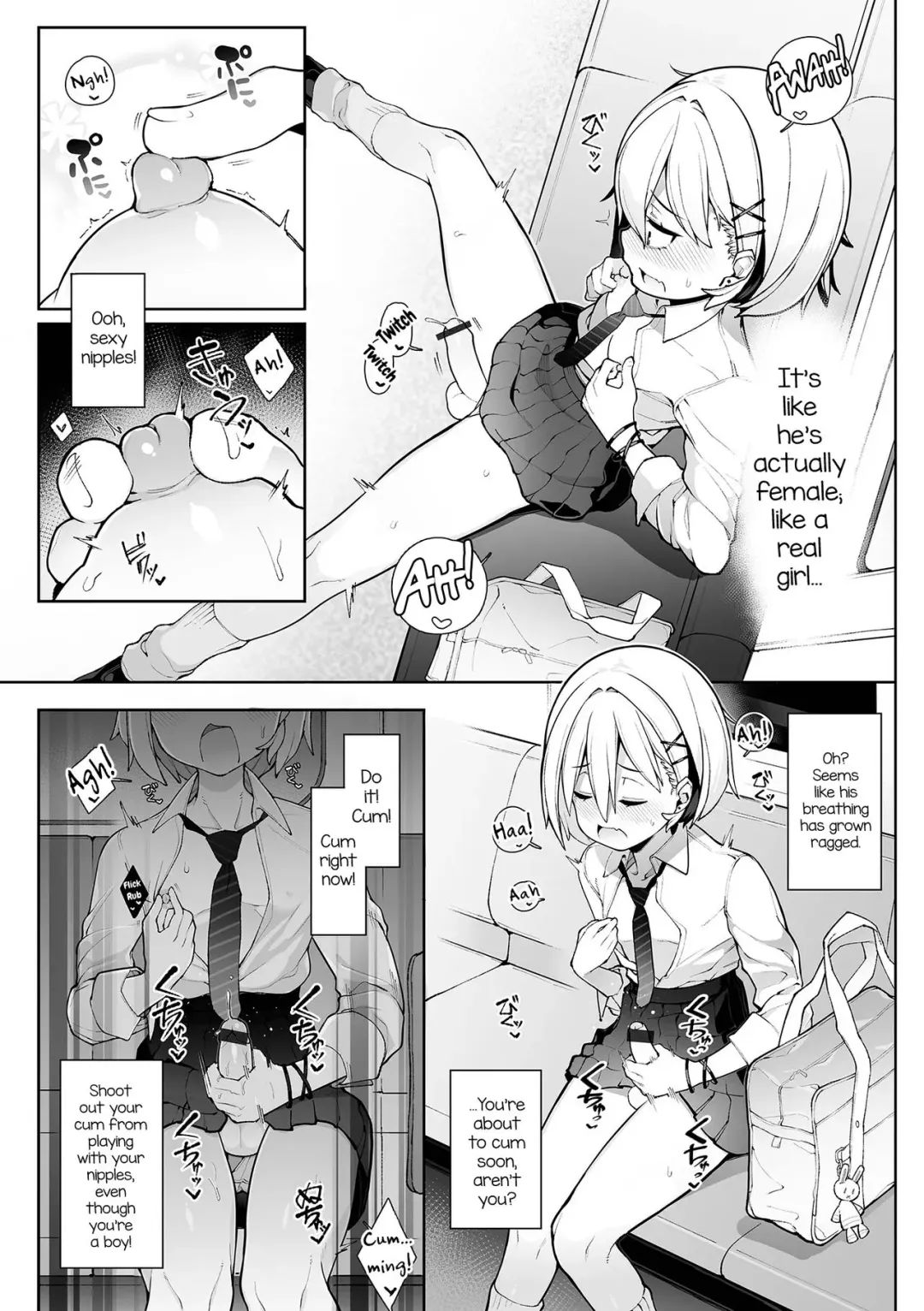 [Nyakkuru] Densha de Yuuwaku Otokonoko! Fhentai - Page 5