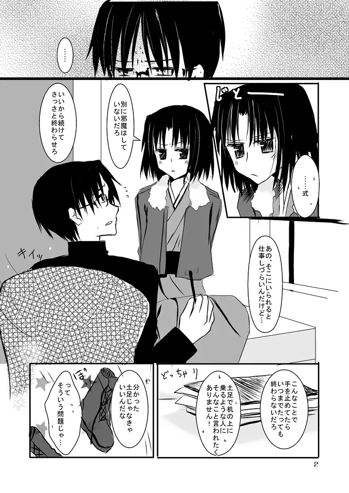 Ryougi-san ga Kokutou-kun ni Hazukashii Koto o Saserare teru hon Fhentai.net - Page 2